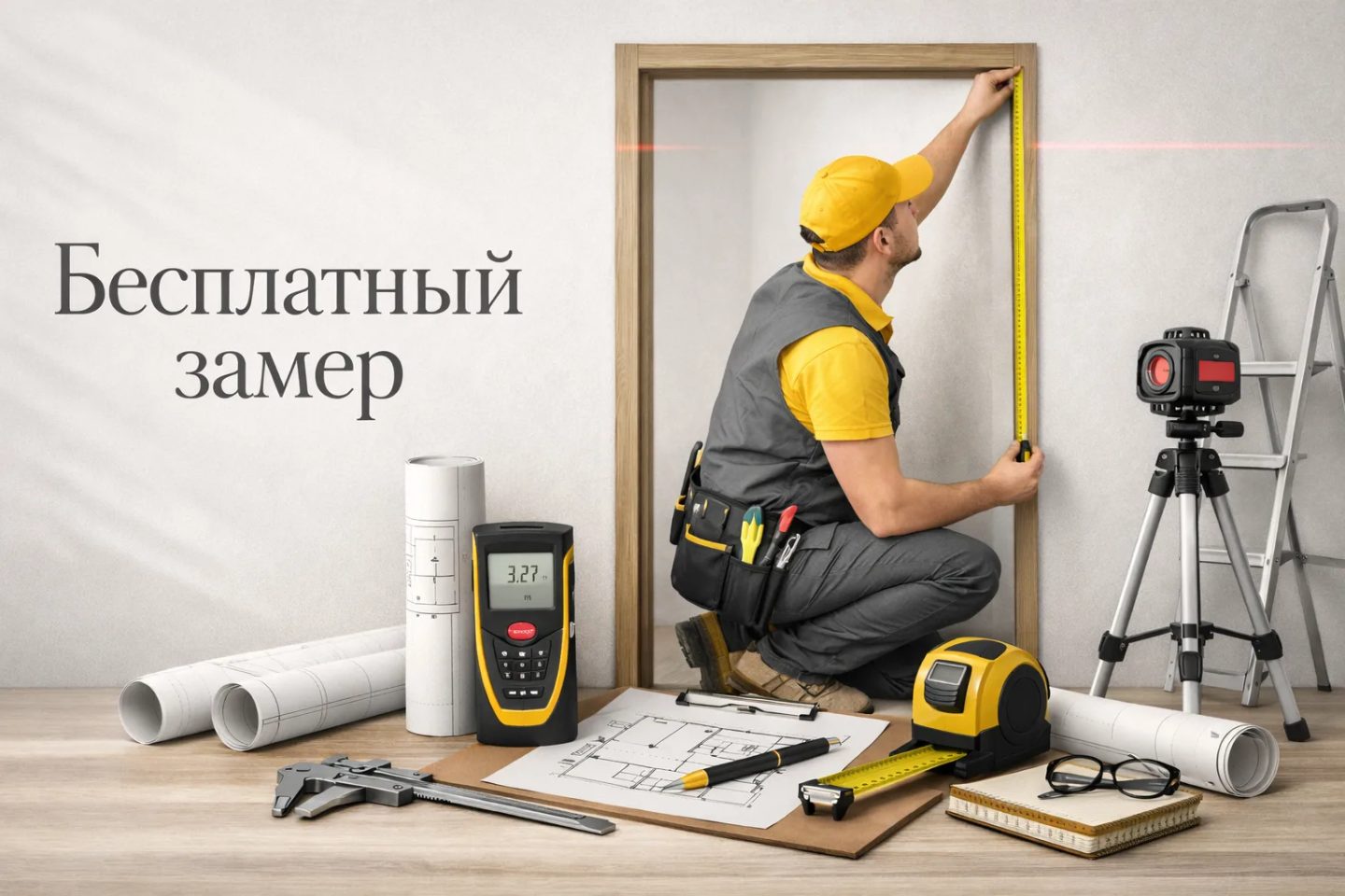 Бесплатный замер дверного проема